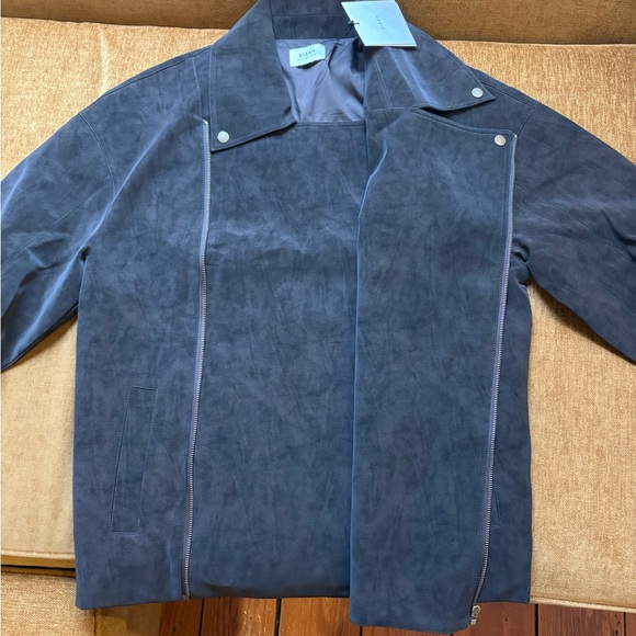 DISSH Oakland Choc Oversized Faux Suede Jacket - Picture 4 of 10